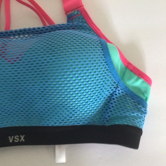 VICTORIAS SECRET VSX MEDIUM SUPPORT SPORTS BRA 32B. NWOT - Picture 3 of 11
